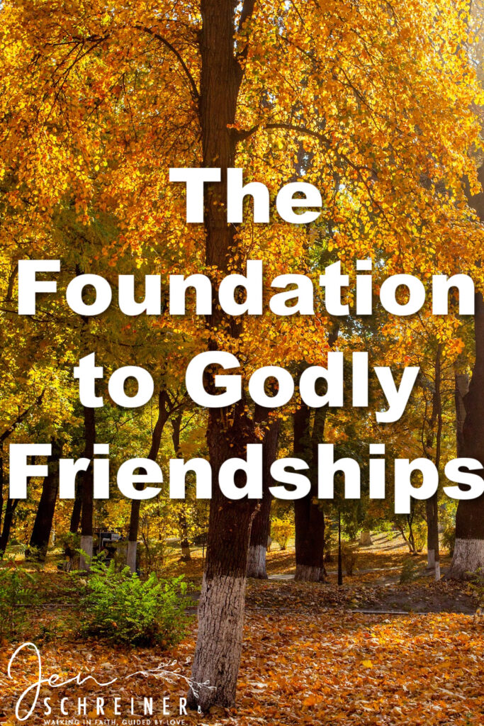 God chose us to be relational human beings. Too often, we miss out on how to build good Christain friendships because we are caught up in our own doings. Let's invest more into His precious gift of friendships. 