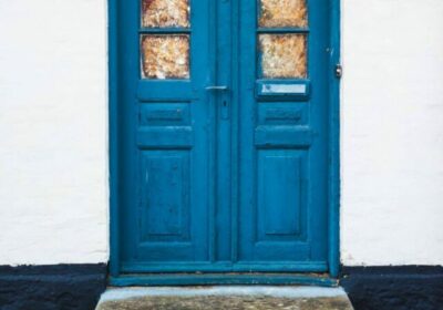 Front door of an House in Roskylde, Denmark