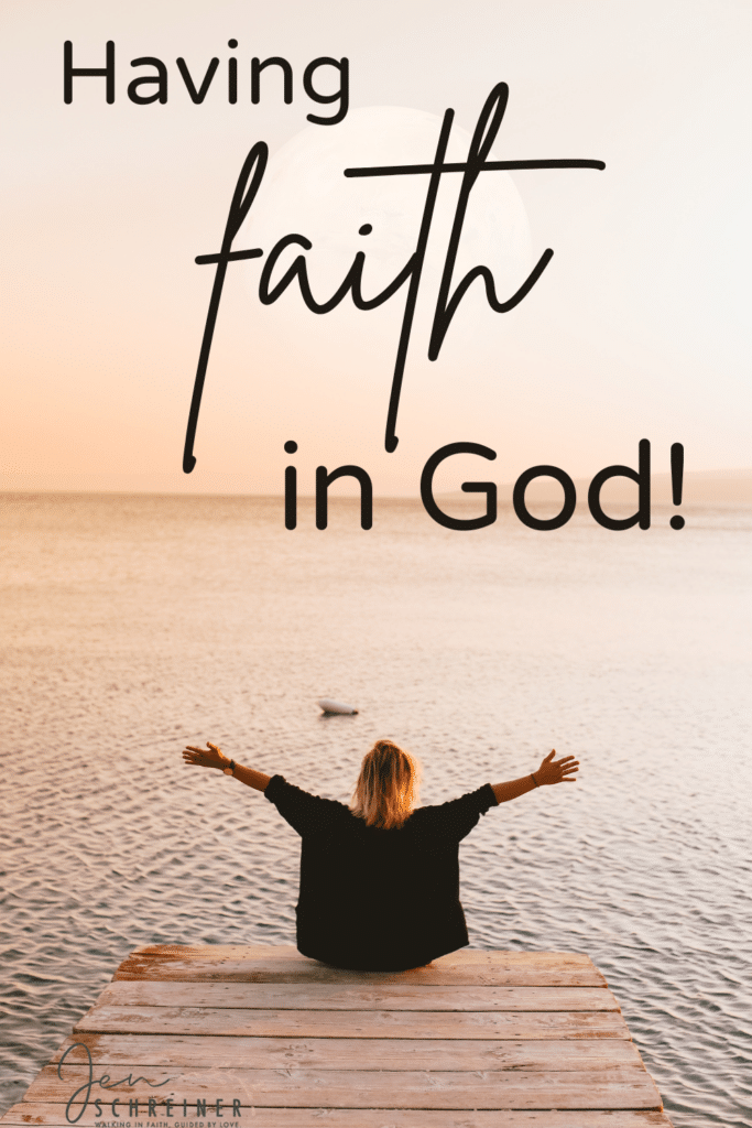 Woman on the pier with arms stretched out having faith in God. - We are always told to have faith and to trust God. But what does that mean and how does having faith in the work? It’s natural to ask, why me? Why now? Learn how to put your faith to work by trusting in God.