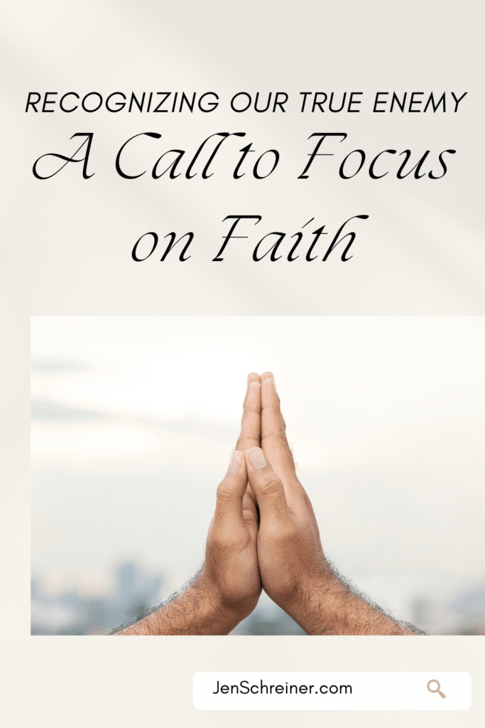 A call to focus on faith, and to recognize our true enemy. Discover the importance of recognizing our true enemy in life’s struggles and how focusing on faith can empower us to overcome challenges. Explore insights, encouragement, and practical steps to strengthen your faith.